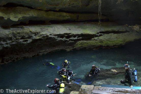 Divers in Devil's Den