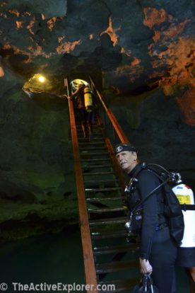 Diver in Devil's Den