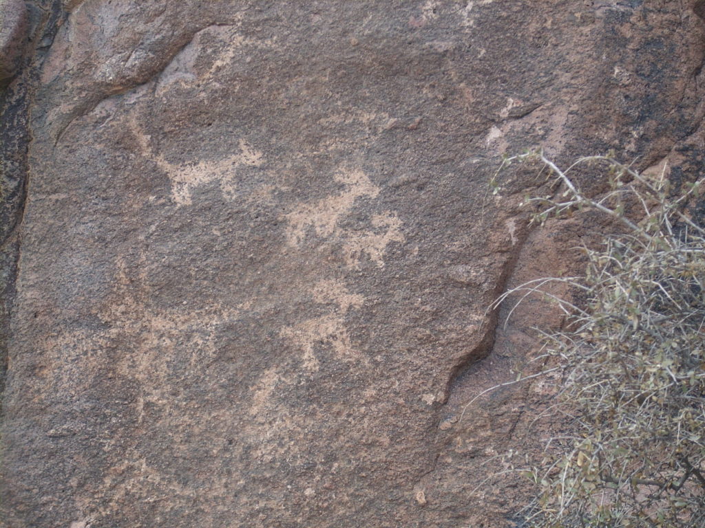 Petroglyphs on Arizona Trail