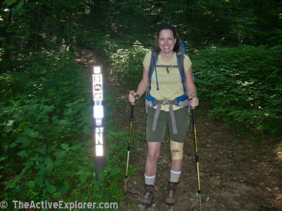 At the AT trailhead.