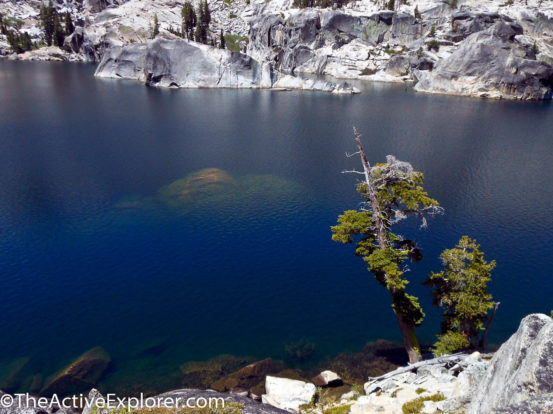 Boulder in Azure Lake