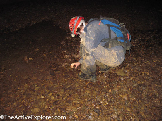 My mom encouraged me to play in the mud.