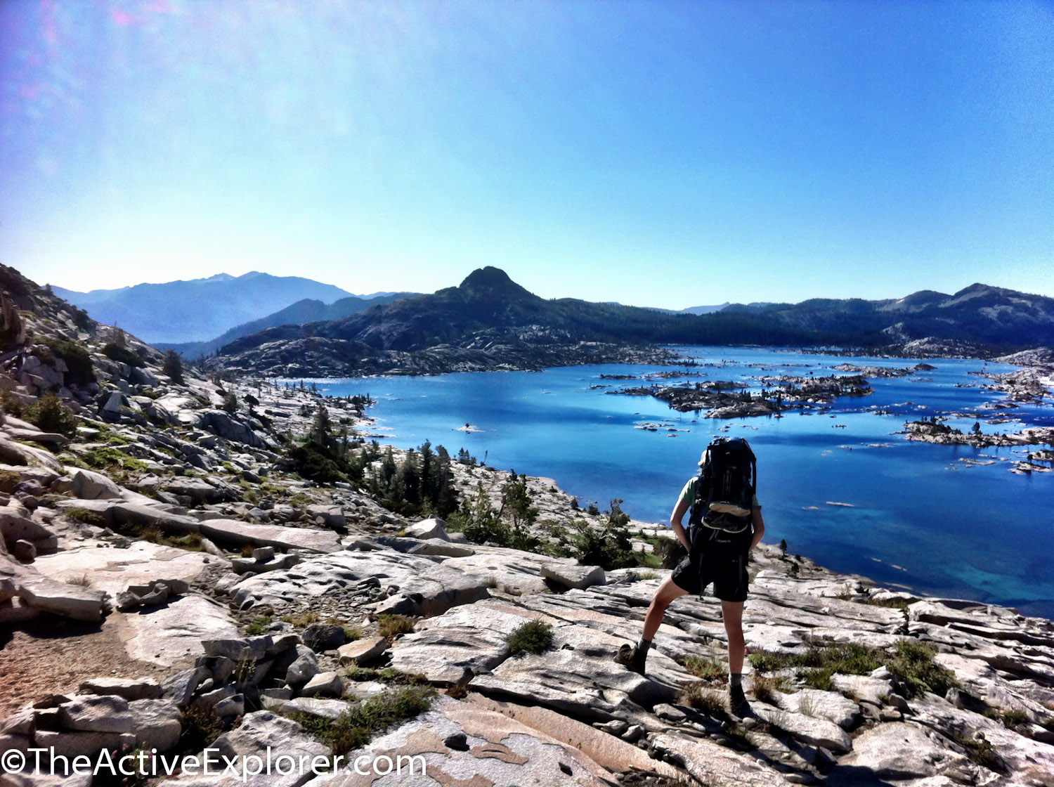 An epic view over Lake Aloha.