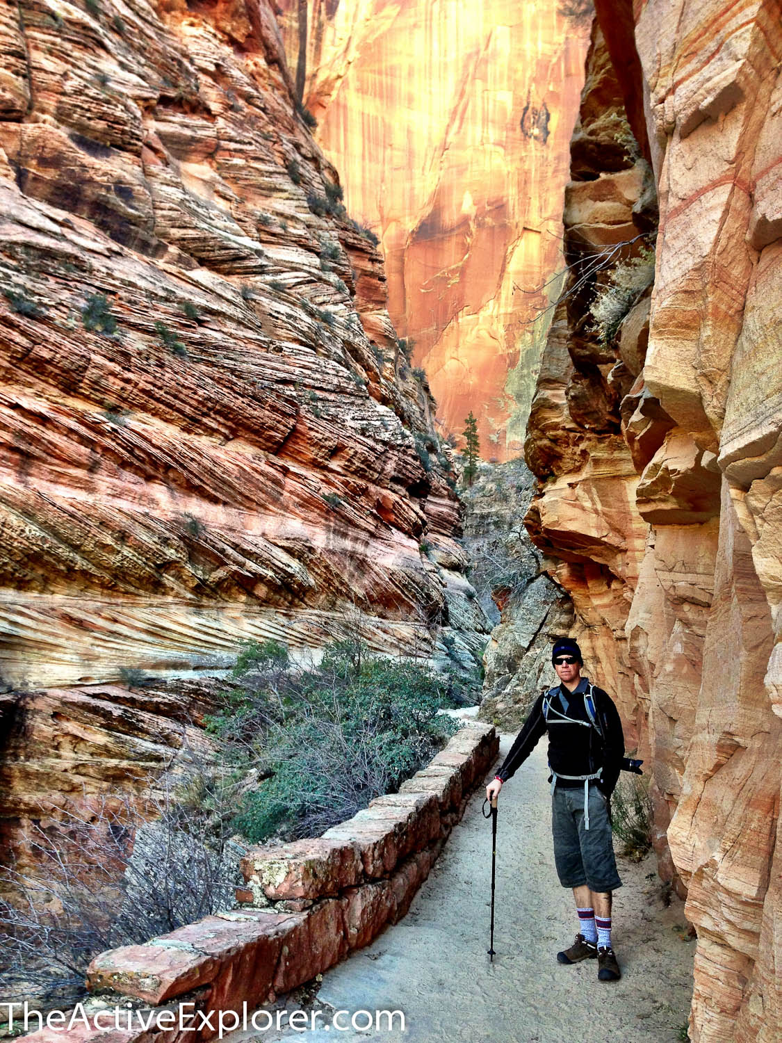 George at the beginning of Echo Canyon.