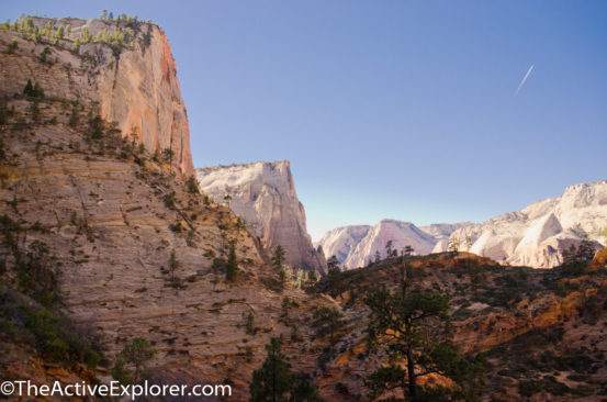 View from the trail leading to Observation Point in Zion National Park. Amazing!