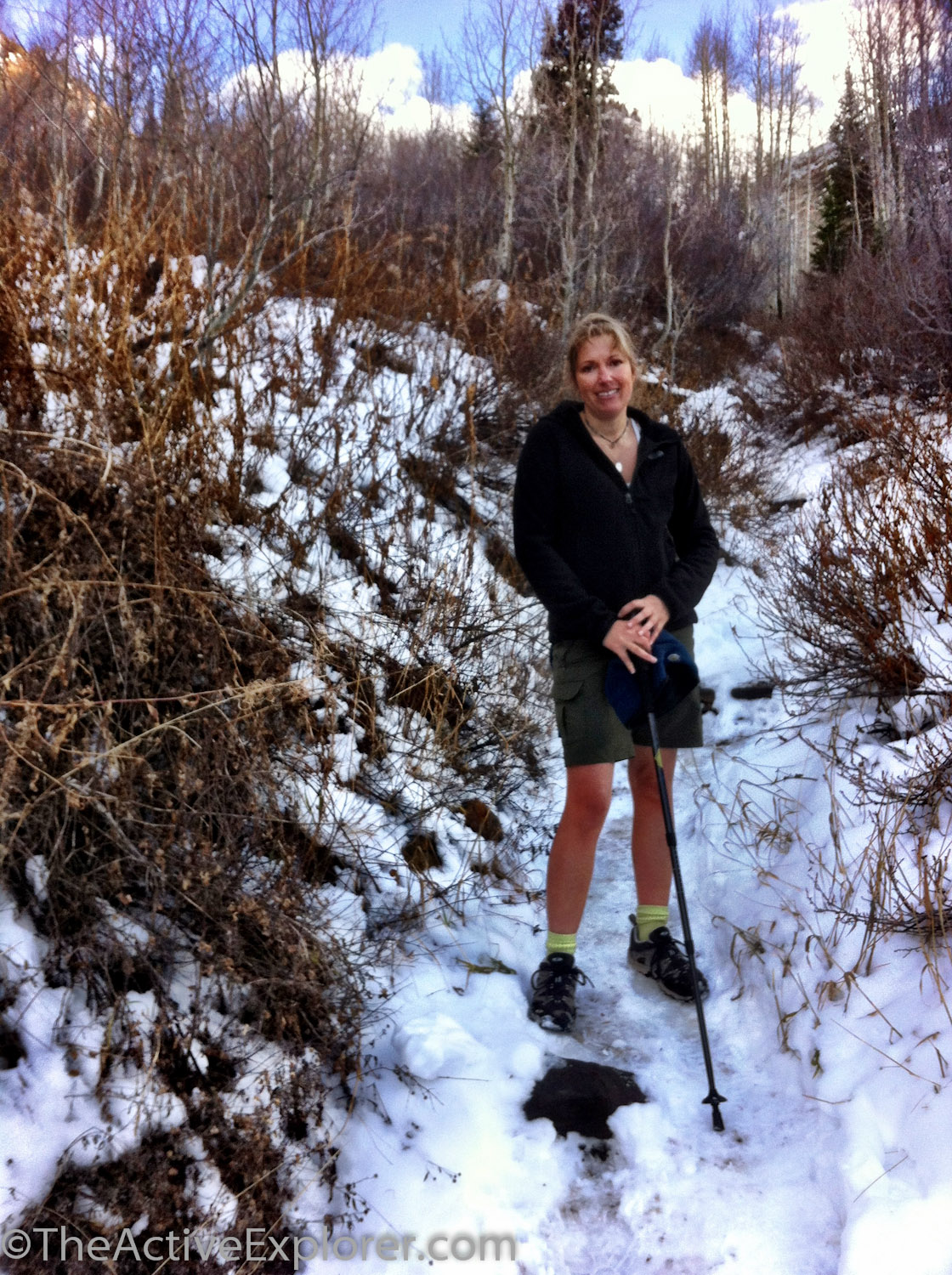 Snowy Trail to Lake Blanche