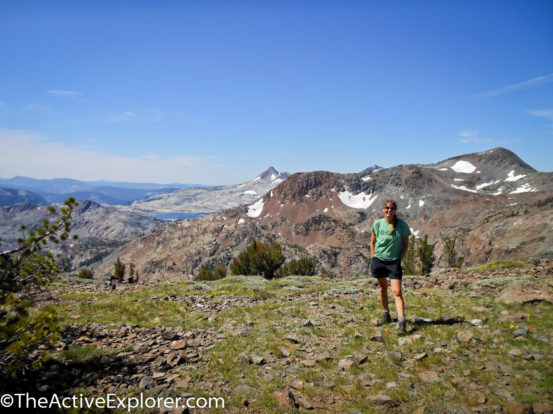 Laura at Dick's Pass