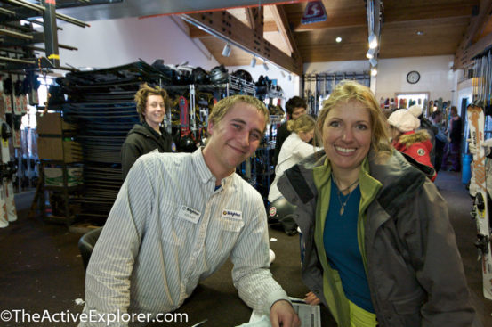 Brighton Resort Gear Rental Room