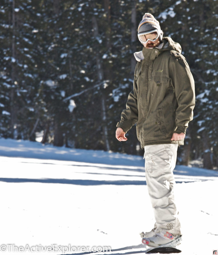 Snowboarder at Brighton Resort