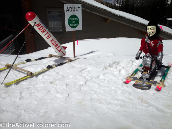 Dummies ready for the downhill