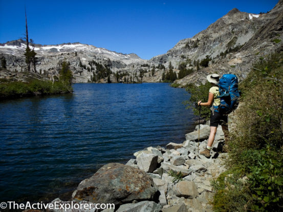 Rocky trail in Desolation