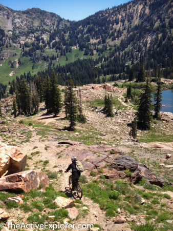 Panorama of Cecret Lake