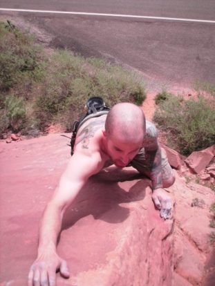 Climbing in Moab 2