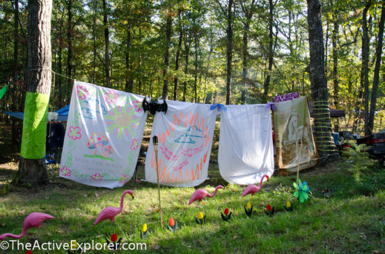 Decorated Campsite