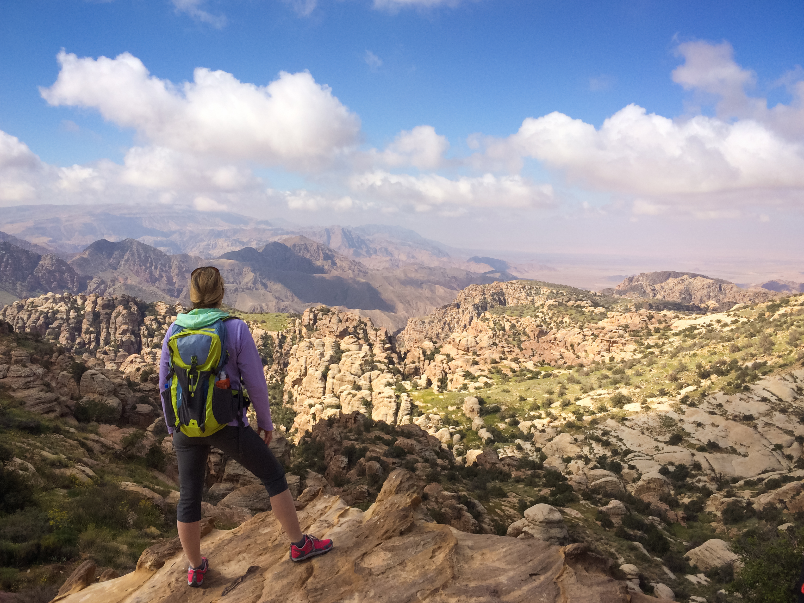 Looking over the Jordan Rift Valley