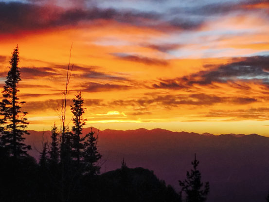 Sunset on Lone Peak Hike - TheActiveExplorer.com