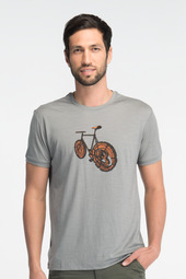 The men's shirt with "logbike" artwork.