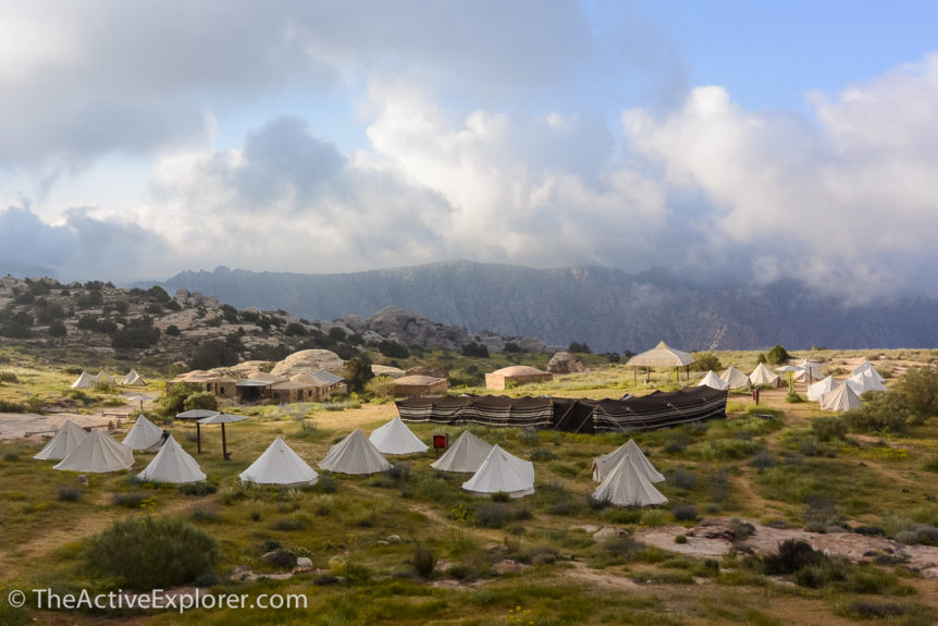 Tents of Rummana Camp, Jordan